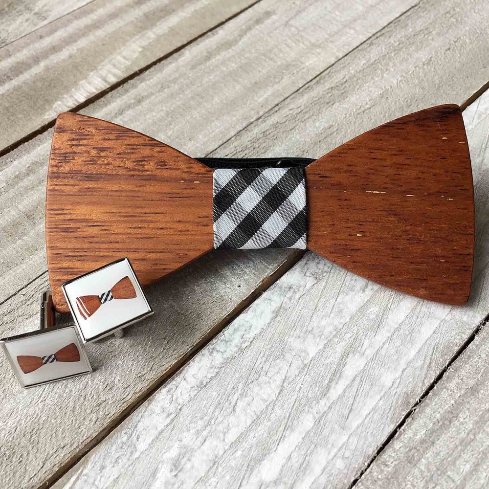 Men's Wooden Bow Tie